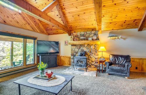 Townsend House | Lakefront Townsend Cabin w/Fire Pit, Private Dock