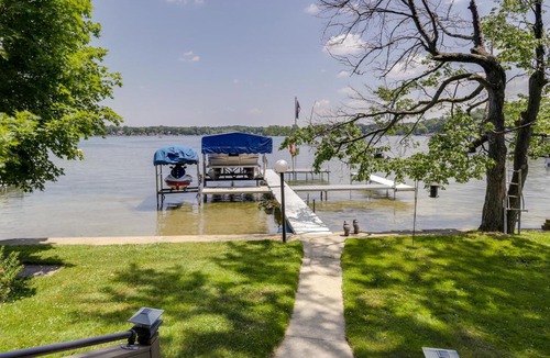 Vandalia House | Lakefront Vandalia Home w/Boat Dock & Gas Grill!