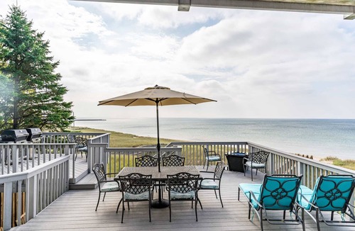 Port Sheldon House | Large Home w/Breathtaking Lake Michigan Views, Beach