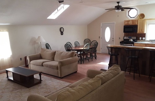 Coldwater Cottage | Large lake access cottage. Pontoon rental Available.