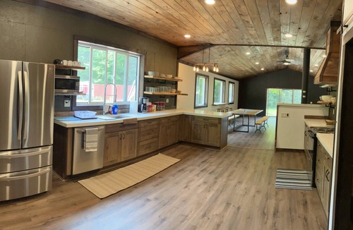 Hulbert Township House | Large luxury cabin way back in the woods on ORV trail