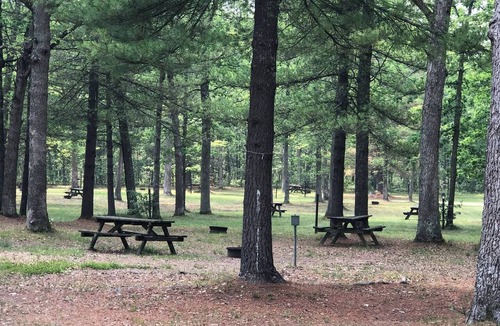 Irons RV Rental | Large sites! Full hookup drive thru campsite 70 ft