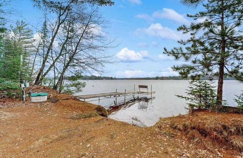 Tomahawk House | Large, waterfront home w/a full kitchen, dock, canoes, & outdoor firepit