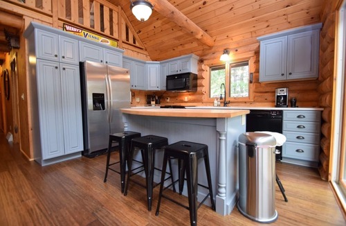 Webb Lake House | Log Cabin on Spring Fed Lake Little Bear