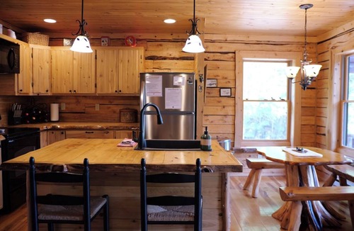 Drummond House | Loon Loft with The Loonlet Vintage Camper on Drummond Island