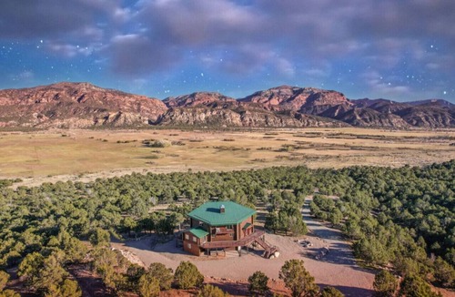 Cedar City Cabin | Luxury Cabin on 40 Private Acres - Wraparound Deck