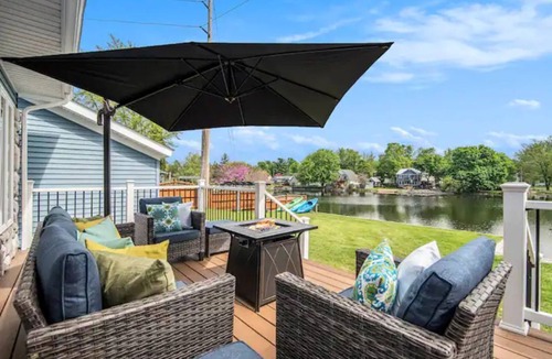 Linden House | Luxury waterfront home w/indoor hot tub and sauna