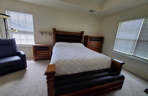 Bentonville House | Master Bed & Bath Just For You