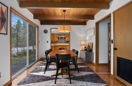 Marmot House | Midcentury Modern Nestled in Mt Hood Wilderness, River Access w/Views.