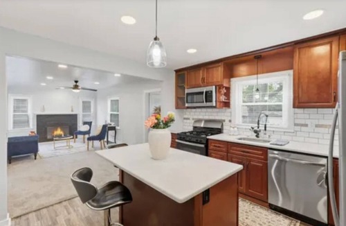 Merrillville House | Modern 3BR w/Deck · Minutes from I-65. Fenced Yard