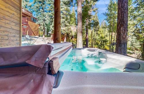 Carnelian Bay House | Modern Lux Cabin with Stunning Views Spa Large Kitchen and Dining Fireplace
