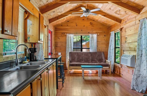 Smoky Mountains Cabin | Mountain View Cabin w/Hot Tub King Bed Near Gatlinburg