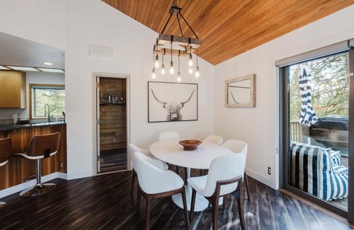 Overlook Park House | Multi-level home with private hot tub decks and SHARC passes provided