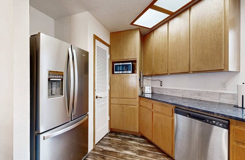 Overlook Park House | Multi-level home with private hot tub, decks, and SHARC passes provided
