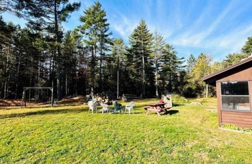 Michigamme Cabin | Near the Snowmobile Trail - Cozy Lake Ruth cabin with private sandy beach