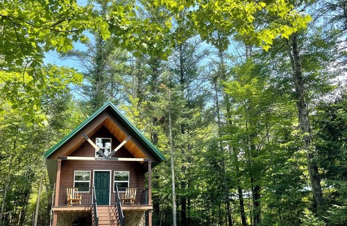 Munising Cabin | New Cozy Tiny Cabin Nestled in the Hiawatha National Forest