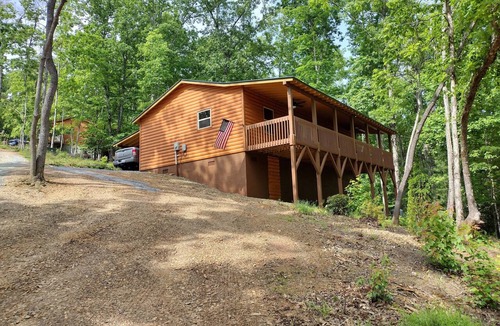 Murphy Cabin | NEW LISTING! Mountain Cabin Getaway with a fire pit, High Speed Internet, Dog OK