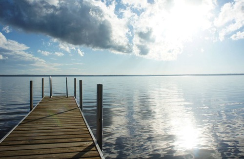 Onaway Cabin | New Private Lakefront Cottage on Black Lake