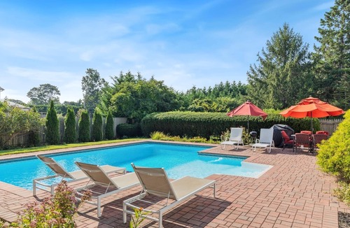Westhampton Beach House | New Reno Westhampton Beach Heated Pool Steps to all village restaurants shops