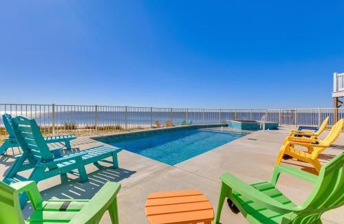 Ocean Springs House | Ocean Springs 'Magnolia Beach House' on Pvt Beach!