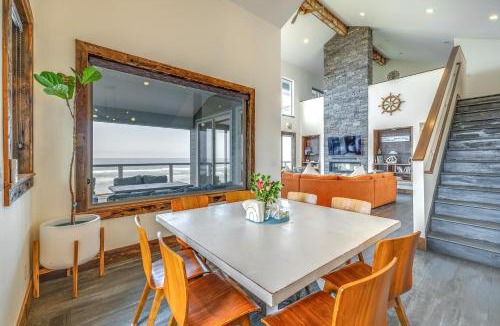 South Beach House | Oceanfront Home w/Hot Tub, Sauna, 8 Mi to Newport