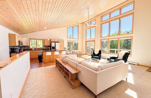 Herbster House | Owl's Nest: Sunlit South Shore Lakefront Home | Stairs Down to Lakeshore