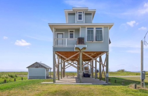 Holly Beach House | Peaceful coastal retreat with a beachfront view