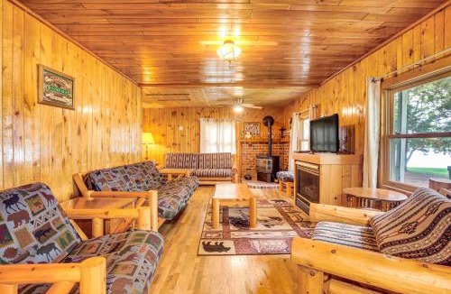 Eagle River House | Peaceful Long Lake Cabin w/Dock & Fire Pit!