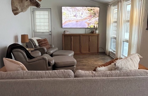 Newaygo Cabin | Peaceful luxury on the Kimball lake, perfectly unwound with outdoor shower.