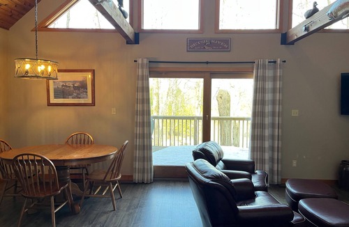 Thompsonville House | Peaceful Riverfront Retreat on 5 Wooded Acres