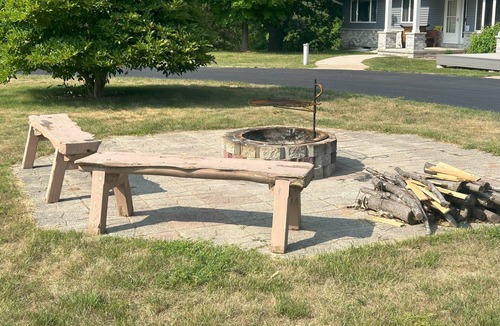 Shawano House | Peaceful & Spacious Wolf River Home - 4 Bedrooms, Pool, Fire Pits & Scenic Views