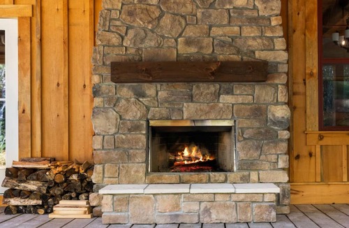 Lake City Cabin | Perfect Modern & Cozy 4-bedroom cabin with AC in Lake City; Outdoor Fireplace