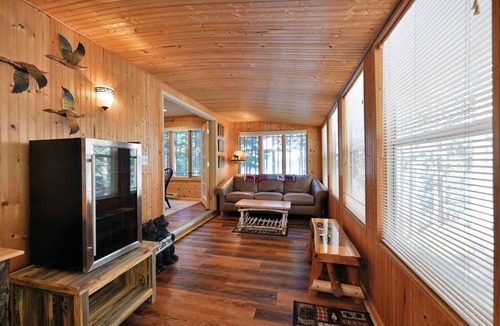 Spooner Cabin | Perfect sandy frontage with Western Exposure for perfect sunsets!