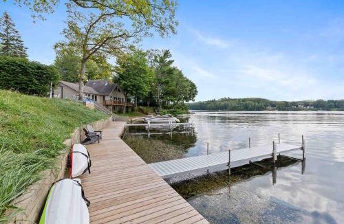 Newaygo House | Pet-friendly Cabin with Dock, Firepit, BBQ