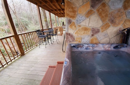 Smoky Mountains Cabin | Privacy at Creek Song cabin.