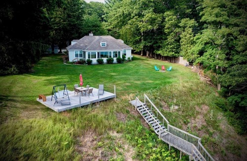 Montague House | Private and Secluded Montague lakefront home. Incredible views and private beach