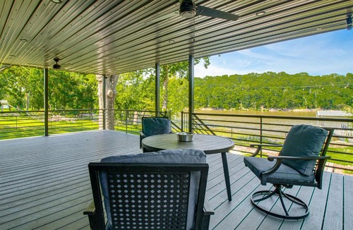 Fairland House | Private Boat Dock on Grand Lake! Modern Cabin