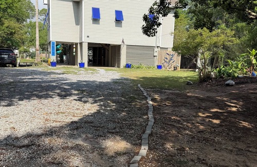 Pass Christian House | Private boat launch, dock, fully fenced yard for your dogs.