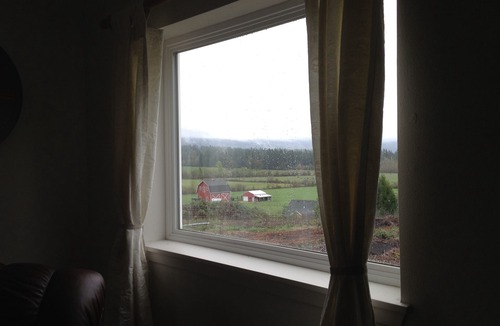 Venersborg Cabin | Private cabin overlooking a valley, pastures, and forrests