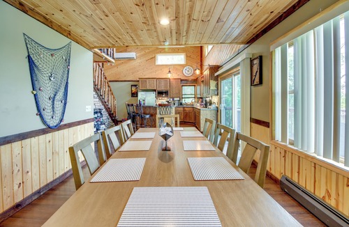 Outing Cottage | Private Dock: Lakefront Family Home in Outing