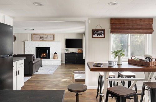 Wolverine House | Private Lakefront House, 15 feet to water, Kayaks, Game Room, Dog Friendly