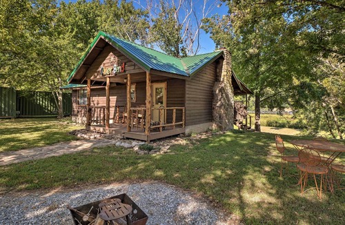 Boswell Cabin | Private Riverfront Cabin with Ozark Mountain View!