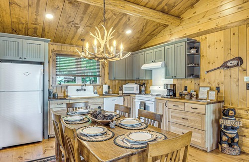 Conover Cabin | Quiet Lakefront Conover Cabin Near ATV Trails