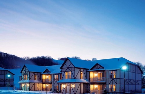 Boyne Falls Condo | Relax in this 1BD resort condo after skiing at Boyne Mountain