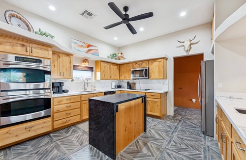Apache Junction House | Resort-Style Backyard, Heated Pool, Waterslide & Mountain Views