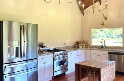 Carriere House | Restored Farmhouse with stocked pond for fishing