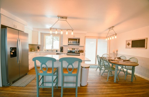 Iron River House | Ride your ATVs and snowmobiles directly from the house!