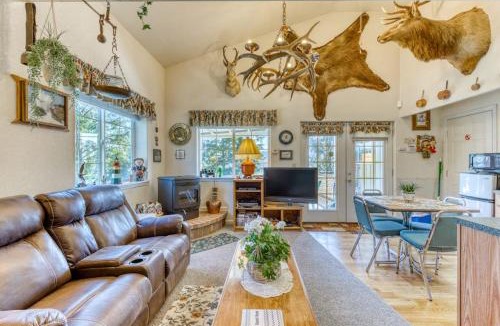 Barview House | Riverfront Home with Beautiful Water Views Patio & Fireplace