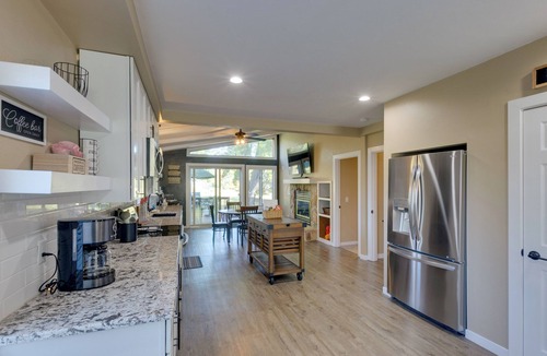 Shawano House | Riverfront Shawano Home w/Private Backyard!
