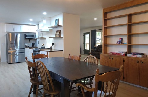 Owosso House | Riverside Retreat - Hot Tub, Fire Pit, River Views